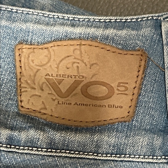 Alberto VO5 Faded Blue Denim Jeans Y2K size 14 - Picture 4 of 11